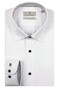 Thomas Maine Bergamo Verborgen Button Down Dot Circle Contrast Overhemd Wit-Bruin
