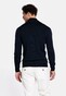Thomas Maine Cardigan Buttons Single Knit Merino Easy Wash Wool Vest Navy