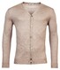 Thomas Maine Cardigan Buttons Single Knit Merino Wool Vest Licht Beige