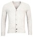 Thomas Maine Cardigan Buttons Single Knit Yak Merino Wool Blend Vest Licht Grijs