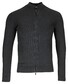 Thomas Maine Cardigan Full Two-Way Zip Structure Knit Piqué Garment Dye Vest Navy