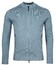 Thomas Maine Cardigan Full Zip Half Milano Knit Vest Grijsblauw