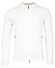 Thomas Maine Cardigan Full Zip Half Milano Knit Vest Off White