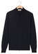 Thomas Maine Cardigan Full Zip Single Knit Subtle Melange Color Merino Wool Vest Navy