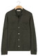 Thomas Maine Cardigan Overshirt Half Milano Knit Vest Donker Groen