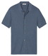 Thomas Maine Cardigan Shirt Buttons Stroke Pattern Knit Storm Blue