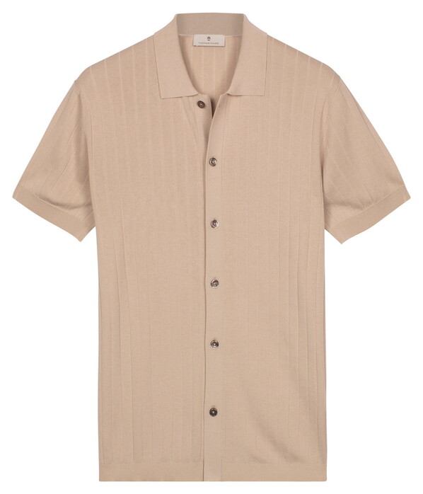 Thomas Maine Cardigan Shirt Buttons Stroke Pattern Knit Vest Kitt