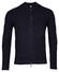 Thomas Maine Cardigan Zip Allover Half Cardigan Knit Vest Navy