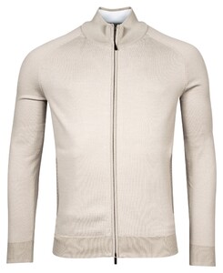 Thomas Maine Cardigan Zip Double Knit Inner Cotton Layer Vest Kitt