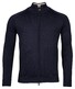 Thomas Maine Cardigan Zip Double Knit Inner Cotton Layer Vest Navy