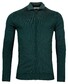 Thomas Maine Cardigan Zip Single & Structure Knit Vest Dark Bottle
