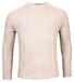 Thomas Maine Crew Neck Allover Fantasy Cable Pattern Trui Licht Beige