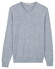 Thomas Maine Crew Neck Fine Merino Single Knit Trui Ice Blue