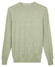 Thomas Maine Crew Neck Fine Merino Single Knit Trui Soft Green