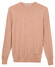 Thomas Maine Crew Neck Fine Merino Single Knit Trui Soft Peach