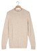Thomas Maine Crew Neck New England Donegal Merino Wool Trui Off White