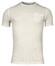 Thomas Maine Crew Neck Piqué Pigment Dyed Enzyme Washed T-Shirt Beige