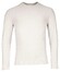 Thomas Maine Crew Neck Piqué Structure Knit Garment Dye Trui Licht Grijs