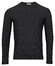Thomas Maine Crew Neck Piqué Structure Knit Garment Dye Trui Navy