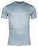 Thomas Maine Crew Neck Short Sleeve Uni Color Soft Liquid Cotton T-Shirt Blauw