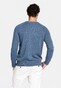 Thomas Maine Crew Neck Single Knit Fine Lambswool Trui Storm Sky