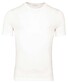 Thomas Maine Crew Neck Single Knit Fine Merino Short Sleeve Trui Ecru