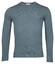 Thomas Maine Crew Neck Single Knit Trui Grijsblauw
