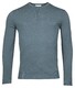 Thomas Maine Crew Neck Single Knit Trui Grijsblauw