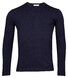 Thomas Maine Crew Neck Single Knit Trui Navy
