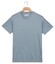 Thomas Maine Crew Neck Soft Liquid Cotton Uni Color T-Shirt Blauw