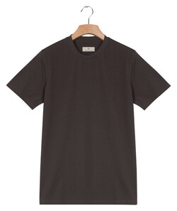 Thomas Maine Crew Neck Soft Liquid Cotton Uni Color T-Shirt Soft Grey