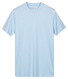 Thomas Maine Crew Neck Solid Color Liquid Cotton T-Shirt Licht Blauw