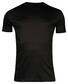Thomas Maine Crew Neck Uni Color Soft Liquid Cotton T-Shirt Black