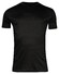 Thomas Maine Crew Neck Uni Color Soft Liquid Cotton T-Shirt Zwart