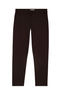 Thomas Maine Doubleface Interlock Joggingbroek Donker Bruin