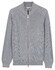 Thomas Maine Egyptian Cotton Full 2-Way Zip Half Cardigan Knit Cardigan Light Blue