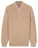 Thomas Maine Egyptian Cotton Half Zip Cardigan Knit Trui Kitt