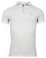 Thomas Maine Faux-Uni Pigmend Dyed Enzyme Washed Piqué Polo Licht Blauw