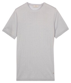 Thomas Maine Fine Merino Crew Neck Short Sleeve Pullover Ice Blue