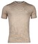 Thomas Maine Fine Merino Crew Neck Short Sleeve Single Knit Trui Beige