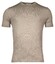 Thomas Maine Fine Merino Crew Neck Short Sleeve Single Knit Trui Greige