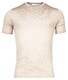 Thomas Maine Fine Merino Crew Neck Short Sleeve Single Knit Trui Kitt