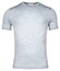 Thomas Maine Fine Merino Crew Neck Short Sleeve Single Knit Trui Licht Blauw
