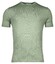 Thomas Maine Fine Merino Crew Neck Short Sleeve Single Knit Trui Licht Groen