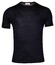 Thomas Maine Fine Merino Crew Neck Short Sleeve Single Knit Trui Navy
