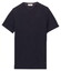 Thomas Maine Fine Merino Crew Neck Short Sleeve Trui Navy