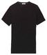 Thomas Maine Fine Merino Crew Neck Short Sleeve Trui Zwart