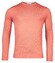 Thomas Maine Fine Merino Crew Neck Single Knit Trui Coral