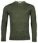 Thomas Maine Fine Merino Crew Neck Single Knit Trui Donker Groen