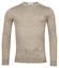 Thomas Maine Fine Merino Crew Neck Single Knit Trui Greige